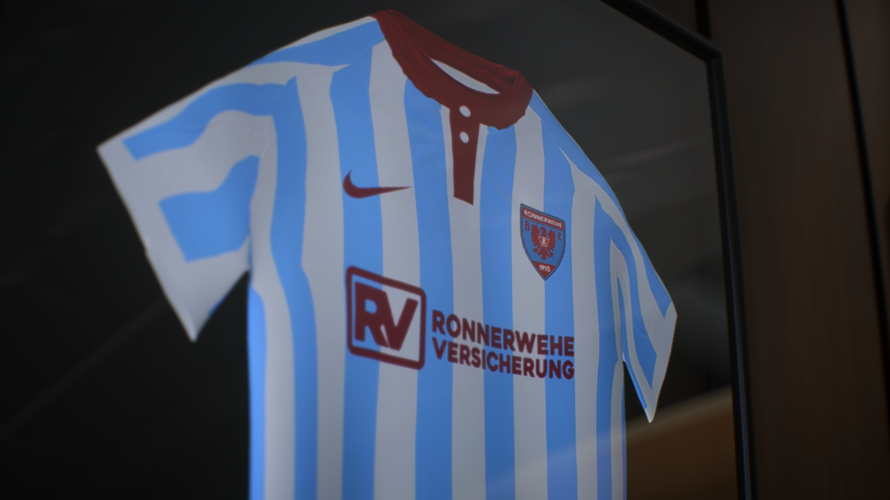 Das neue Heimtrikot 2026/27 des BC Ronnerwehe